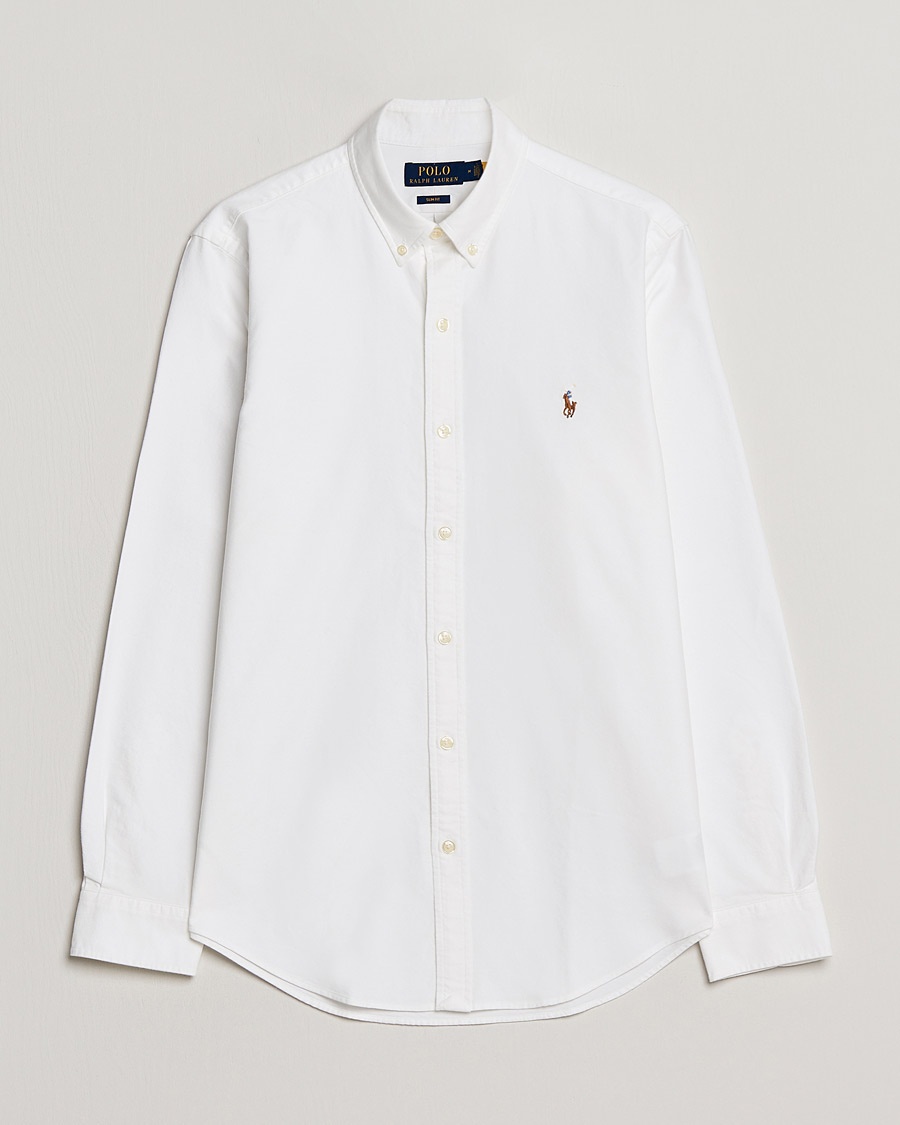 Polo Ralph Lauren Slim Fit Shirt Oxford White – Blanc