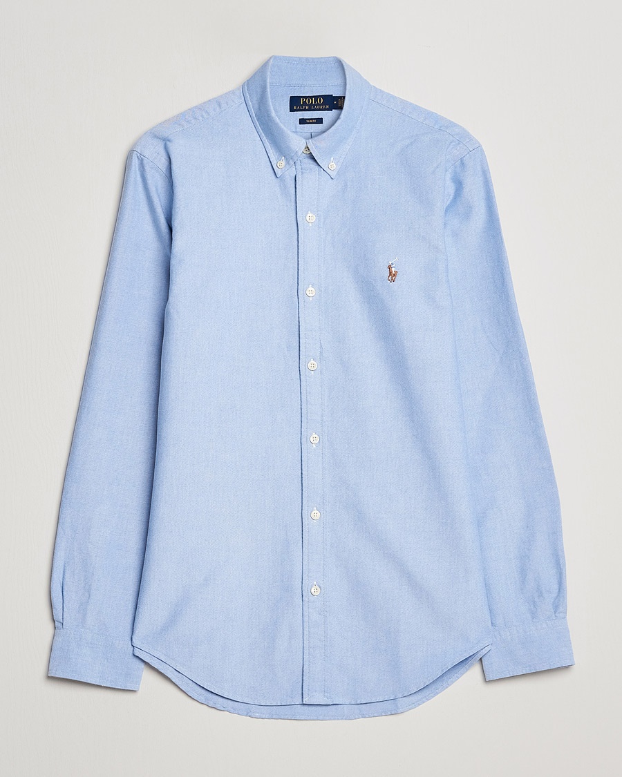 Polo Ralph Lauren Slim Fit Shirt Oxford Blue – Bleu