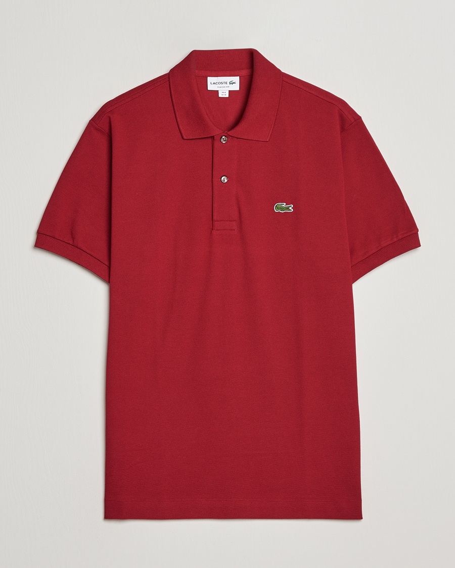Lacoste Original Polo Piké Bordeaux – Rouge