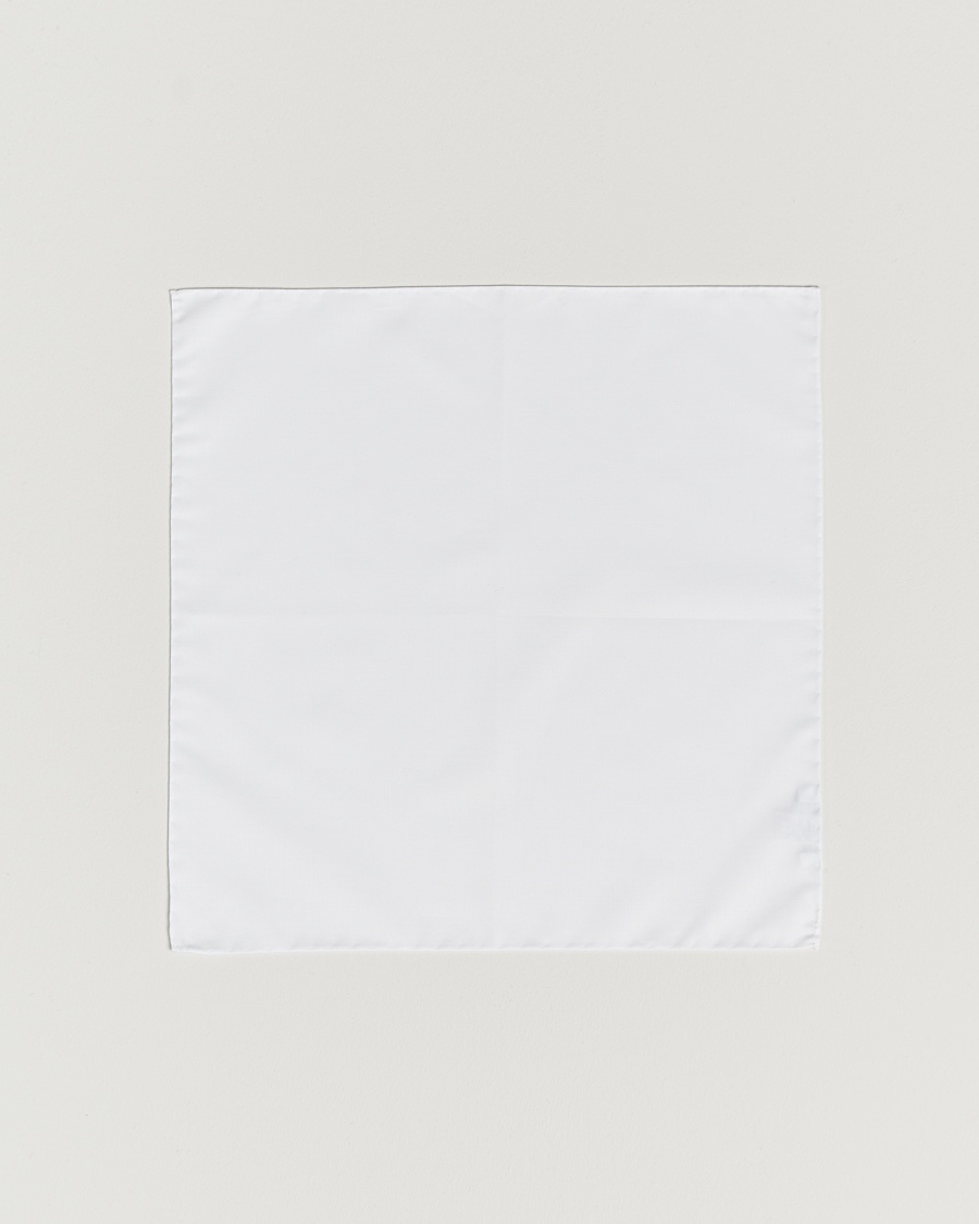 Stenströms Handkerchief Cotton White – Blanc