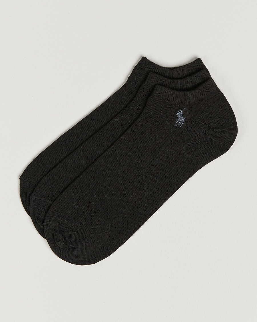 Polo Ralph Lauren 3-Pack Ghost Sock Black – Noir
