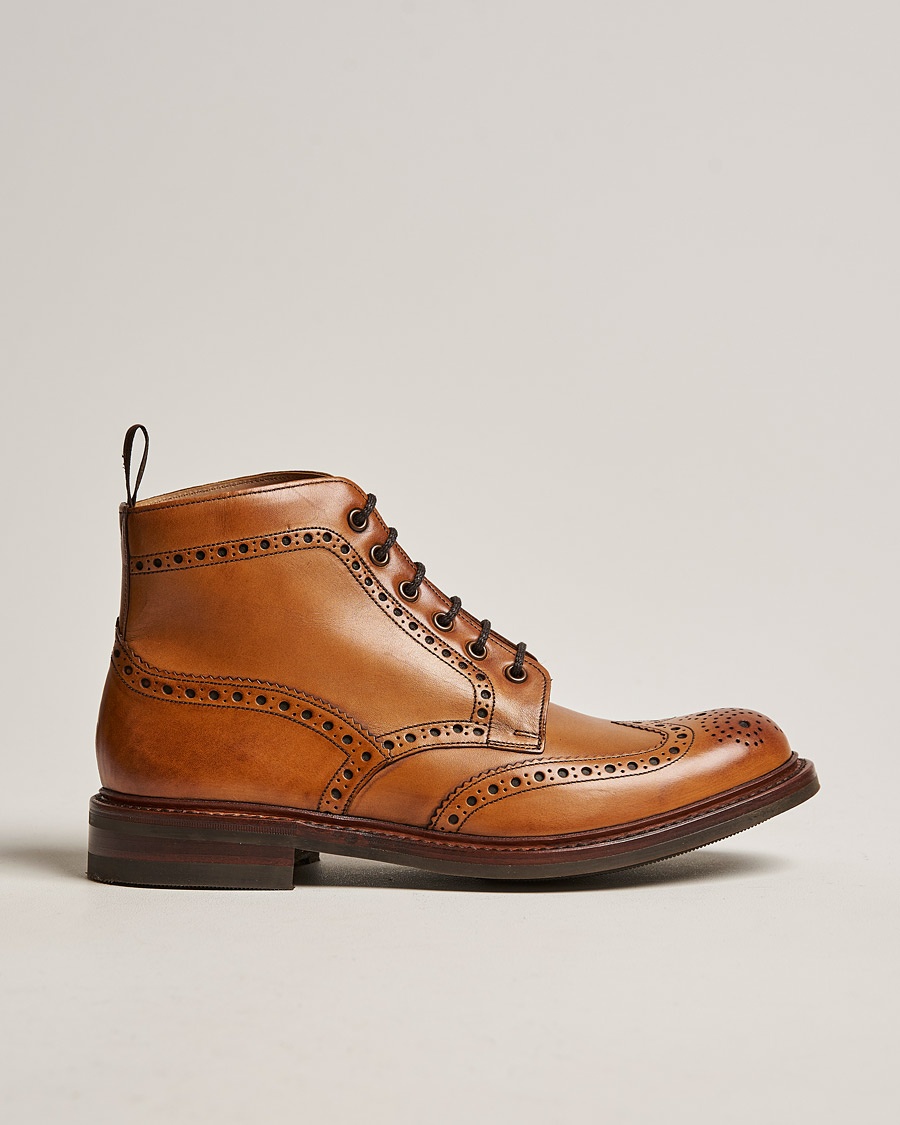 Loake 1880 Bedale Boot Tan Burnished Calf – Marron