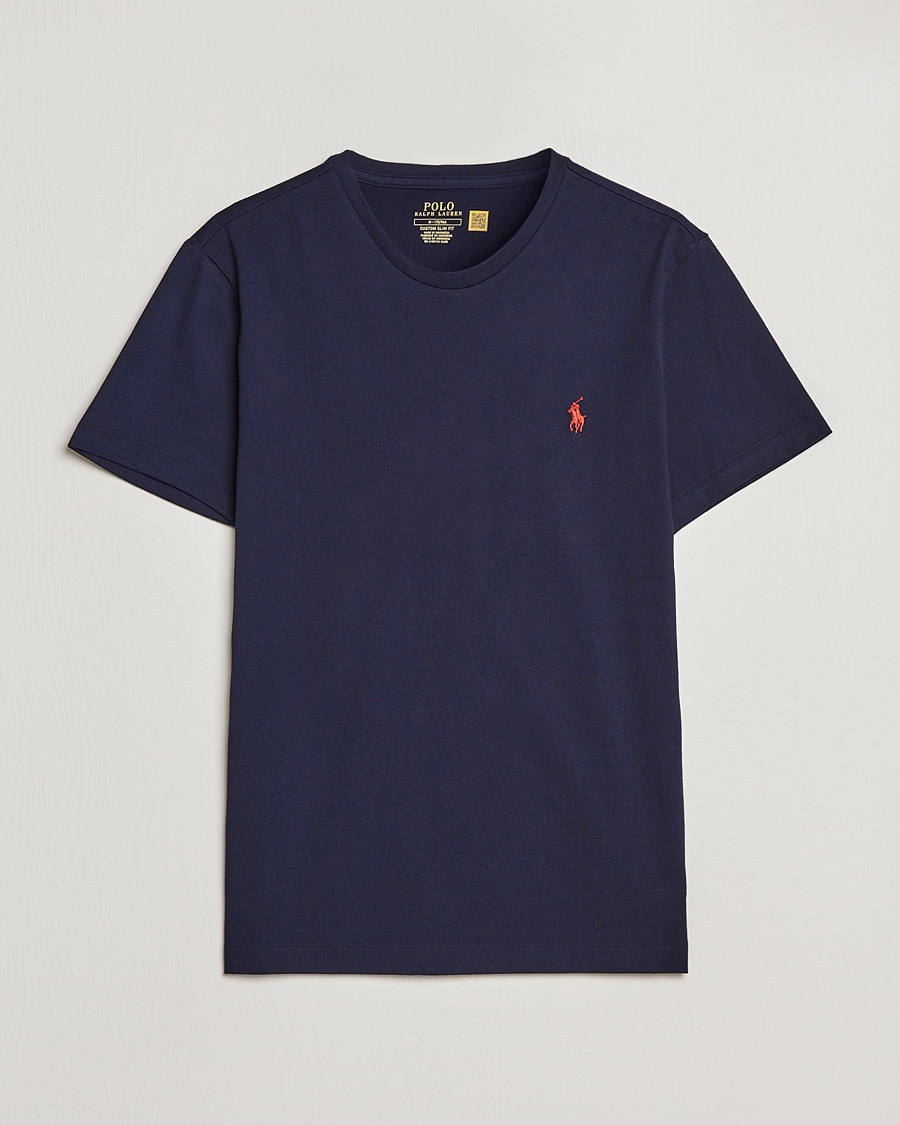 Polo Ralph Lauren Custom Slim Fit Tee Ink – Bleu