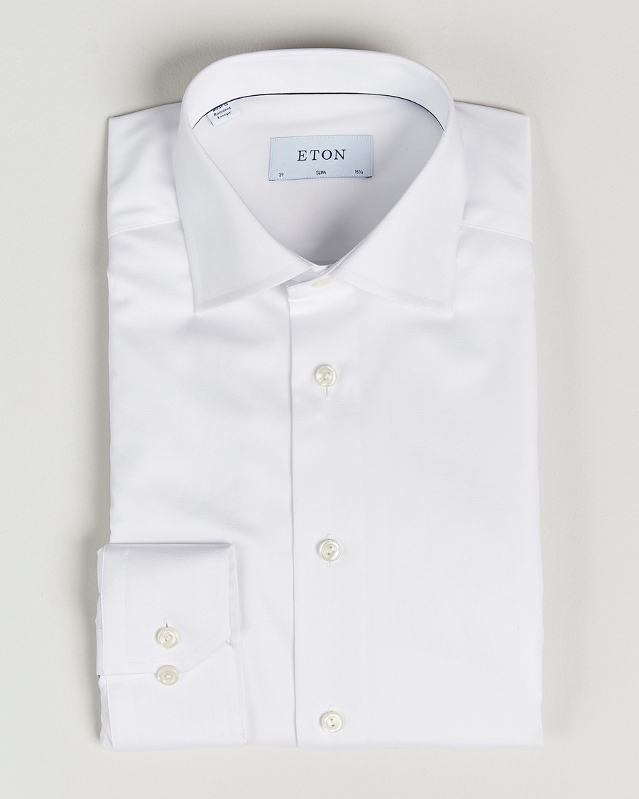 Eton Slim Fit Shirt White – Blanc