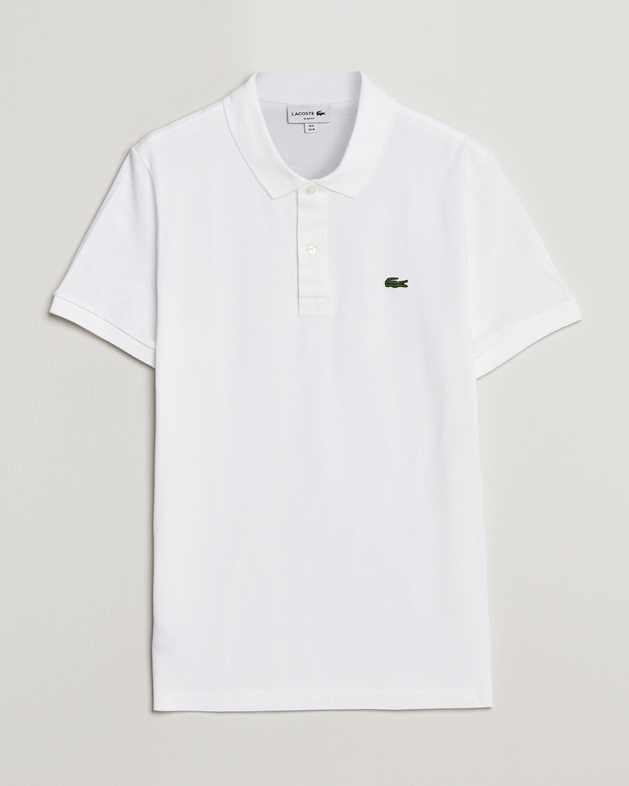 Lacoste Slim Fit Polo Piké White – Blanc