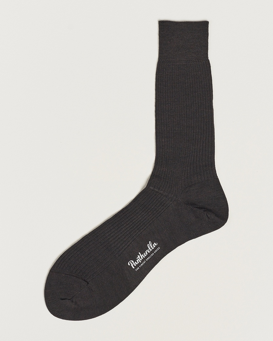 Pantherella Naish Merino/Nylon Sock Chocolate – Marron