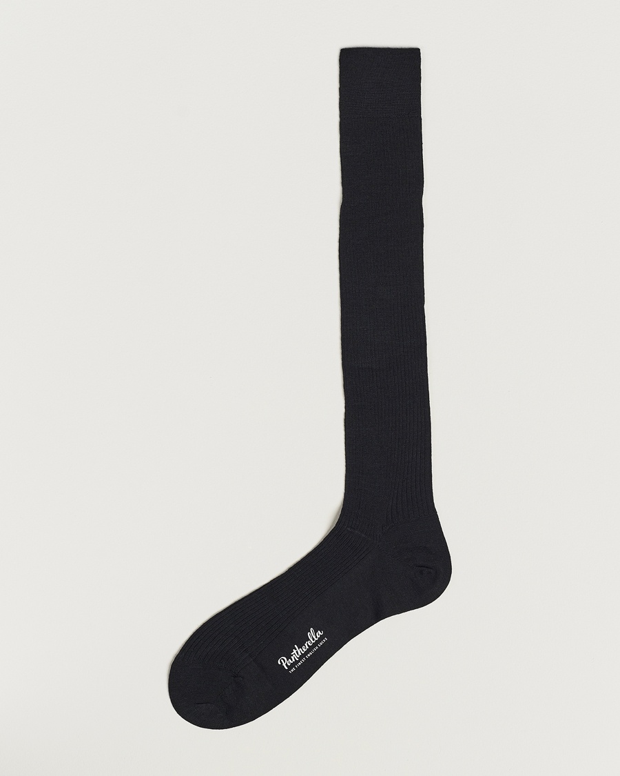 Pantherella Naish Long Merino/Nylon Sock Black – Noir