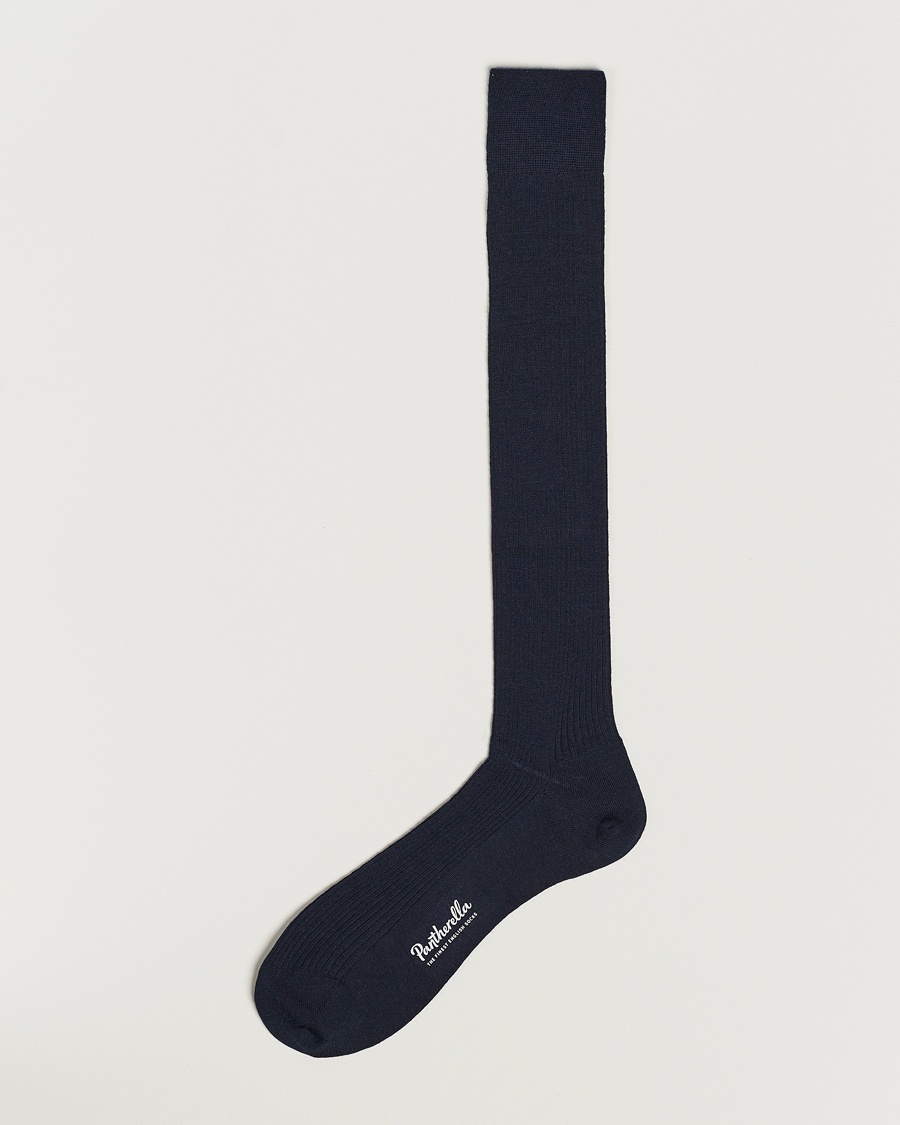 Pantherella Naish Long Merino/Nylon Sock Navy – Bleu