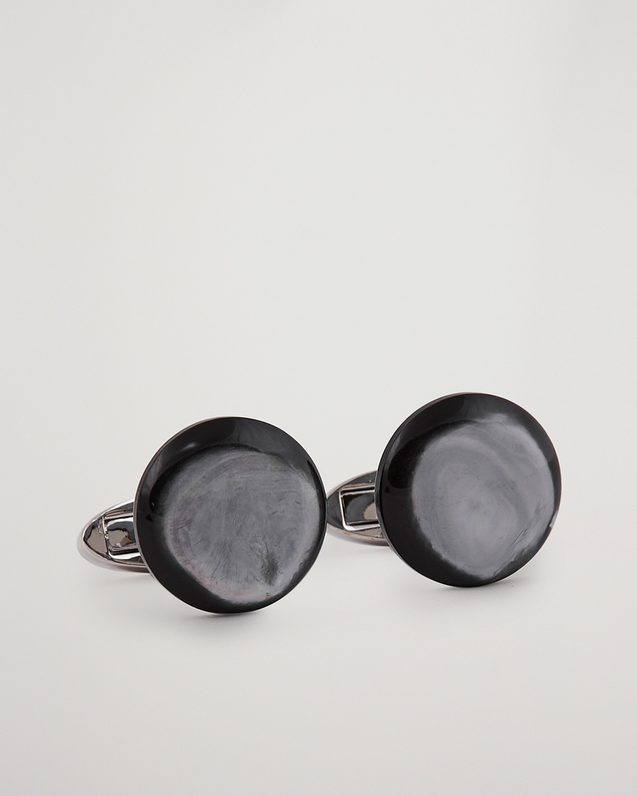 Stenströms Mother of Pearl Cufflink Grey – Gris