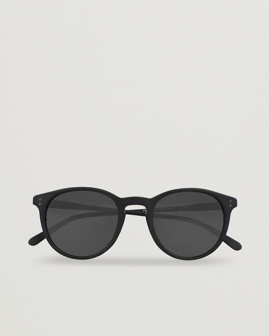 Polo Ralph Lauren 0PH4110 Round Sunglasses Matte Black – Noir