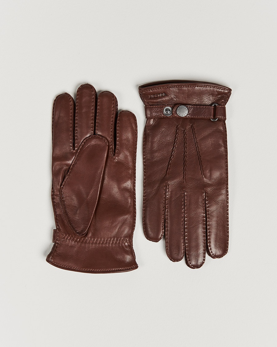 Hestra Jake Wool Lined Buckle Glove Chestnut – Marron