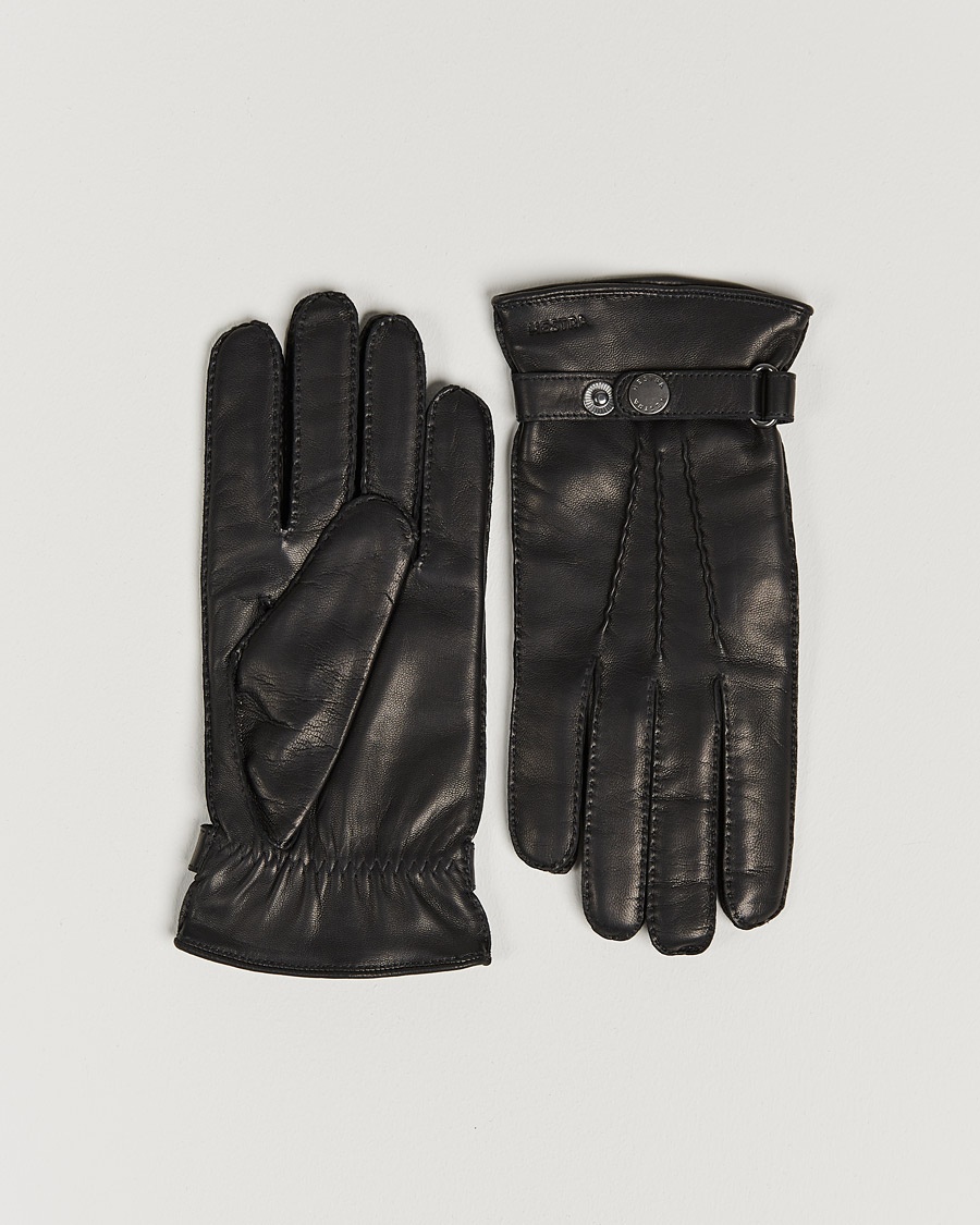 Hestra Jake Wool Lined Buckle Glove Black – Noir