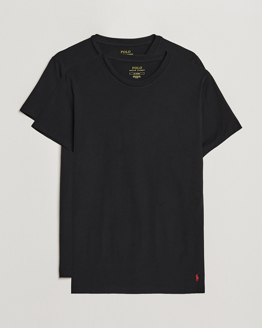 Polo Ralph Lauren 2-Pack Cotton Stretch T-Shirt Black – Noir