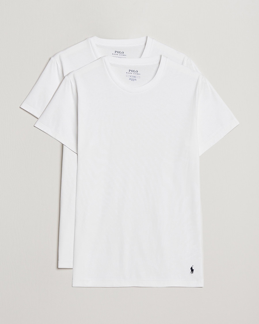 Polo Ralph Lauren 2-Pack Cotton Stretch T-Shirt White – Blanc
