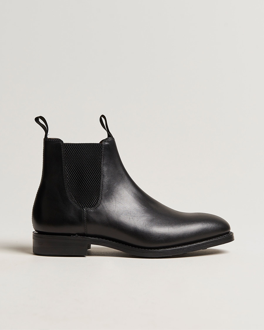 Loake 1880 Chatsworth Chelsea Boot Black Calf – Noir