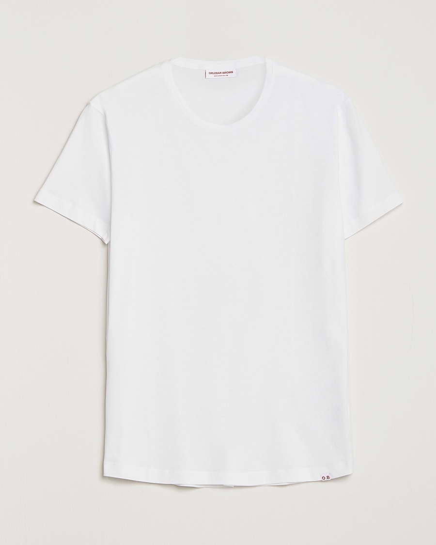 Orlebar Brown OB Crew Neck Tee White – Blanc