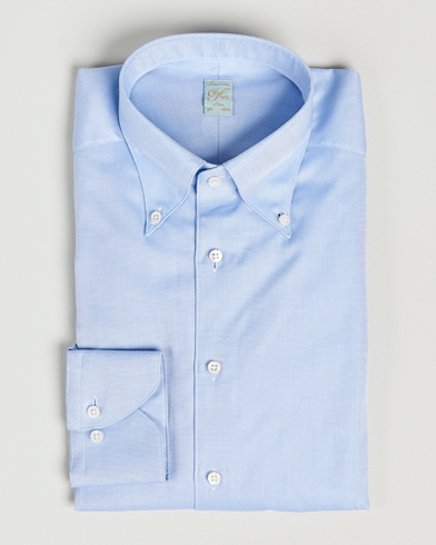 Homme | Stenströms | Stenströms | 1899 Slimline Supima Cotton Structure Shirt Blue