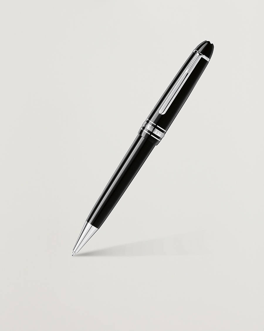 Montblanc Midsize Meisterstück Ballpoint Pen Platinum Line – Noir
