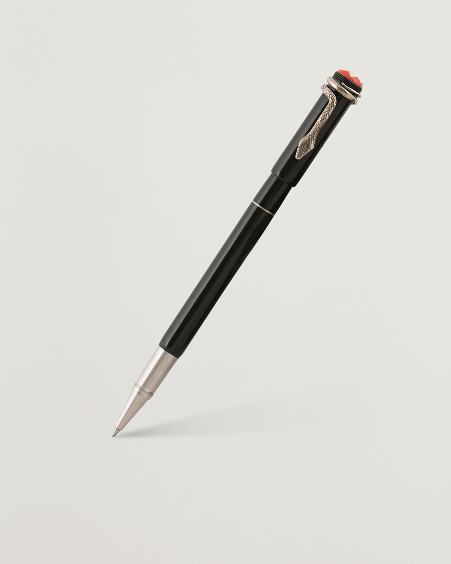 Montblanc Heritage Rouge & Noir Rollerball Pen Black – Noir