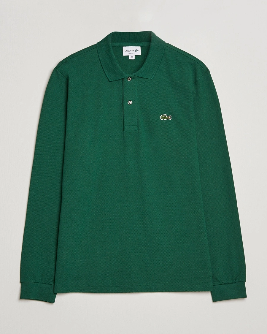 Lacoste Original Long Sleeve Polo Piké Green – Vert