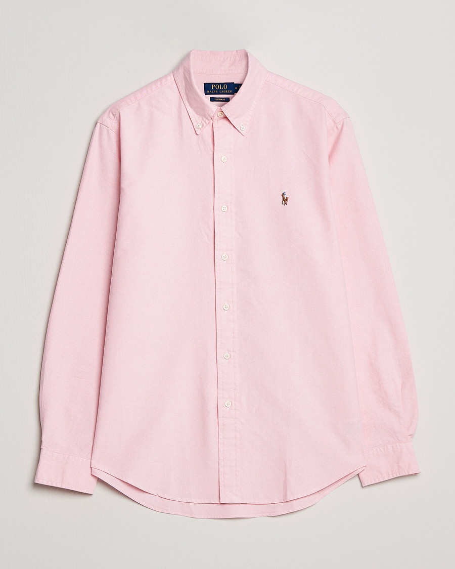 Polo Ralph Lauren Custom Fit Oxford Shirt Pink – Rose