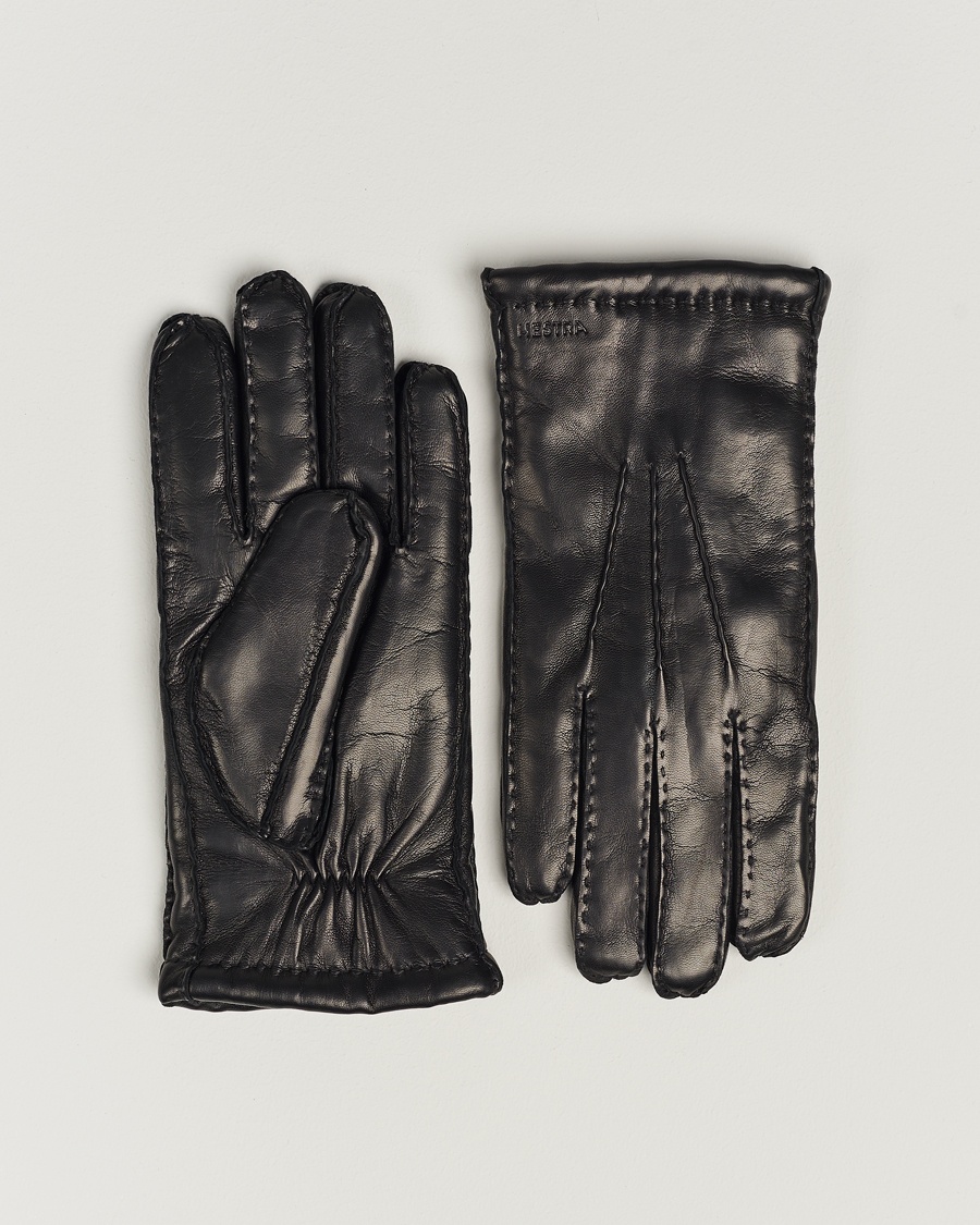 Hestra George Lambskin Hairsheep Glove Black – Noir