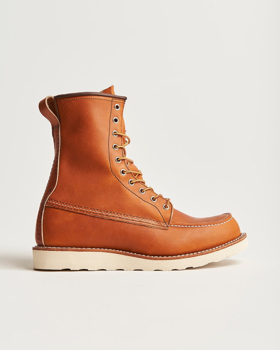 Red Wing Shoes Moc Toe High Boot Oro Legacy Leather – Marron