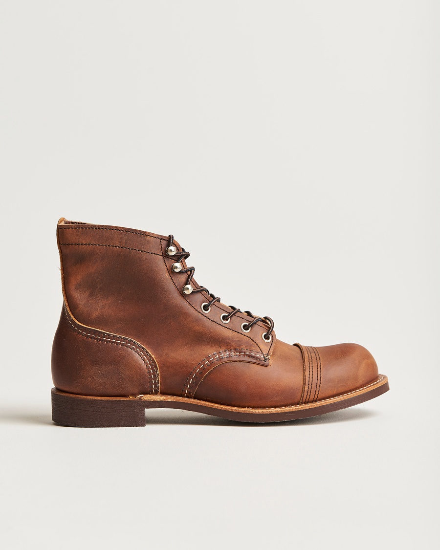 Red Wing Shoes Iron Ranger Boot Copper Rough/Though Leather – Marron