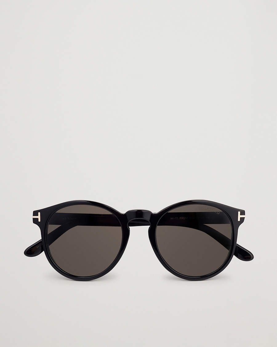 Tom Ford Ian FT0591 Sunglasses Shiny Black – Noir