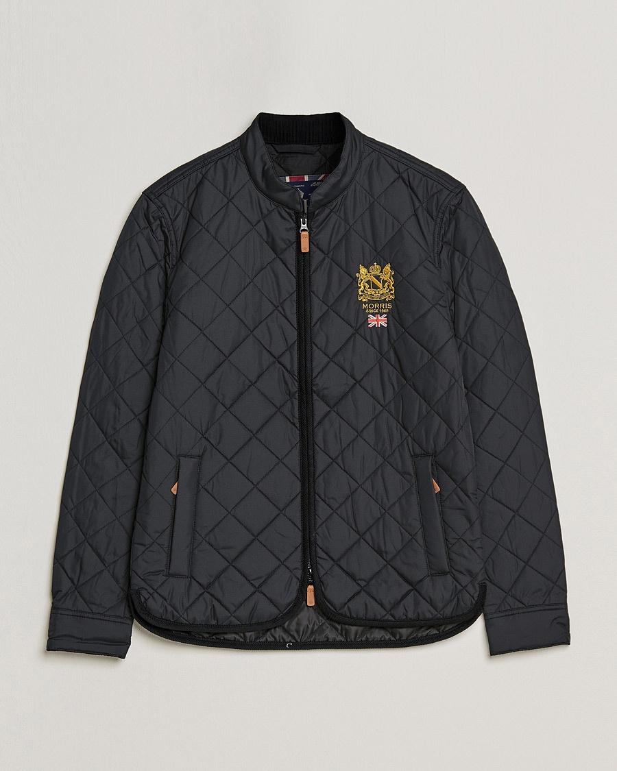 Morris Trenton Quilted Jacket Black – Noir