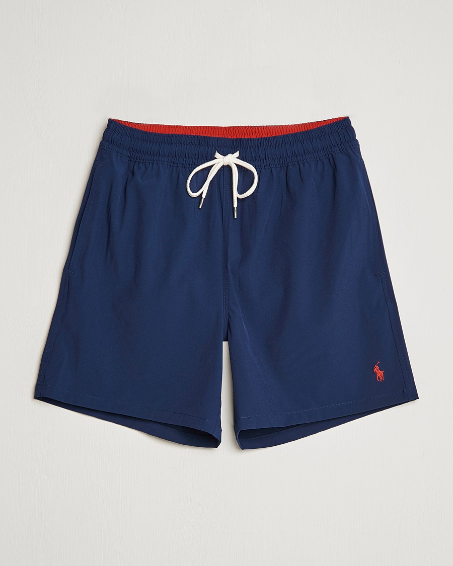 Polo Ralph Lauren Traveler Boxer Swimshorts Newport Navy – Bleu
