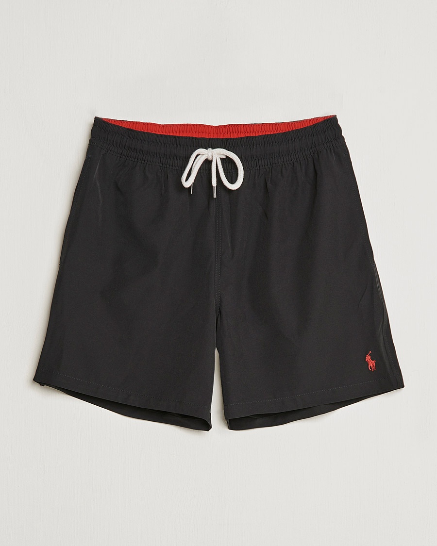 Polo Ralph Lauren Traveler Boxer Swim Shorts Polo Black – Noir