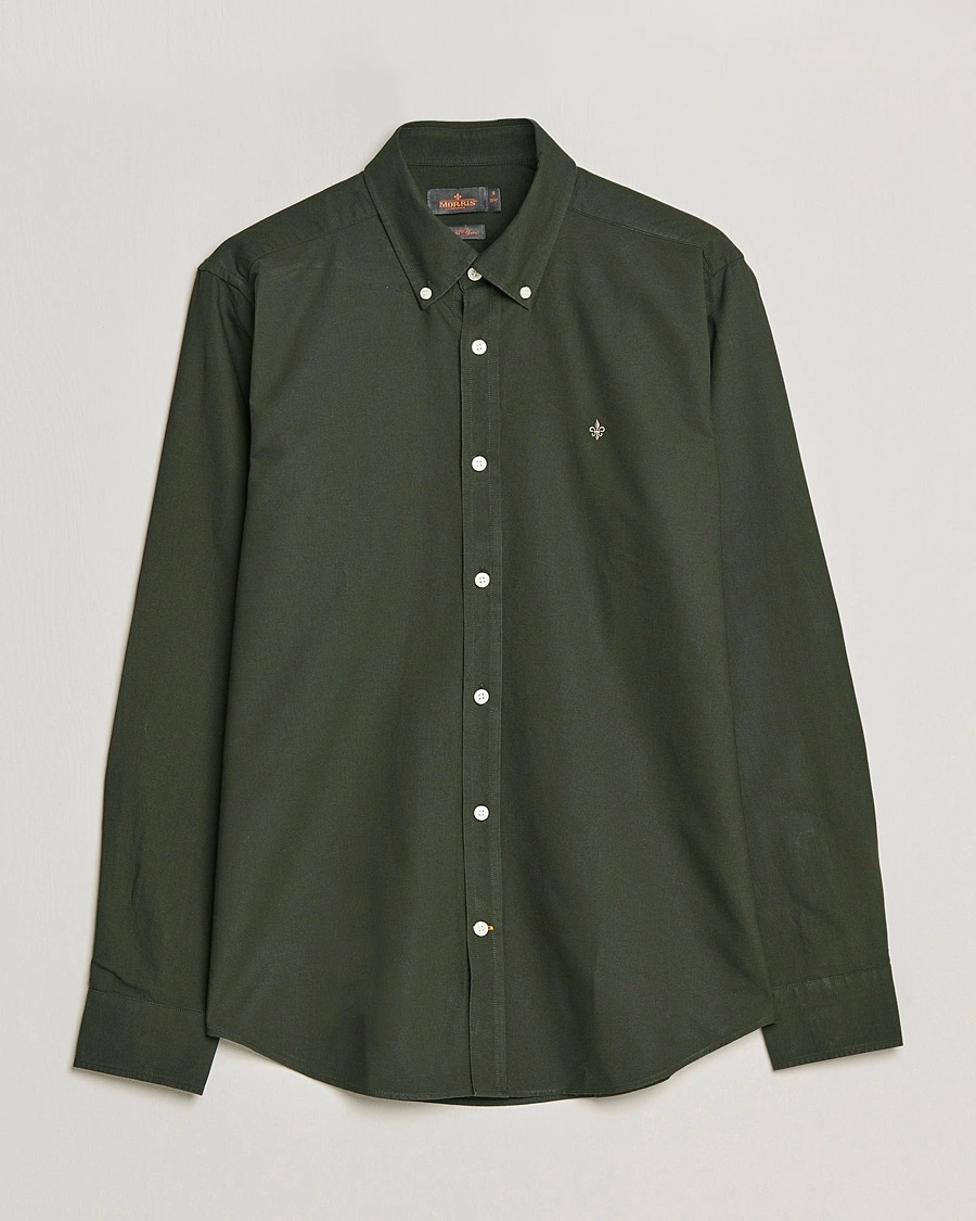 Morris Douglas Oxford Shirt Olive – Vert