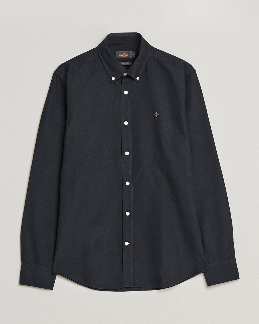Morris Douglas Oxford Shirt Black – Noir