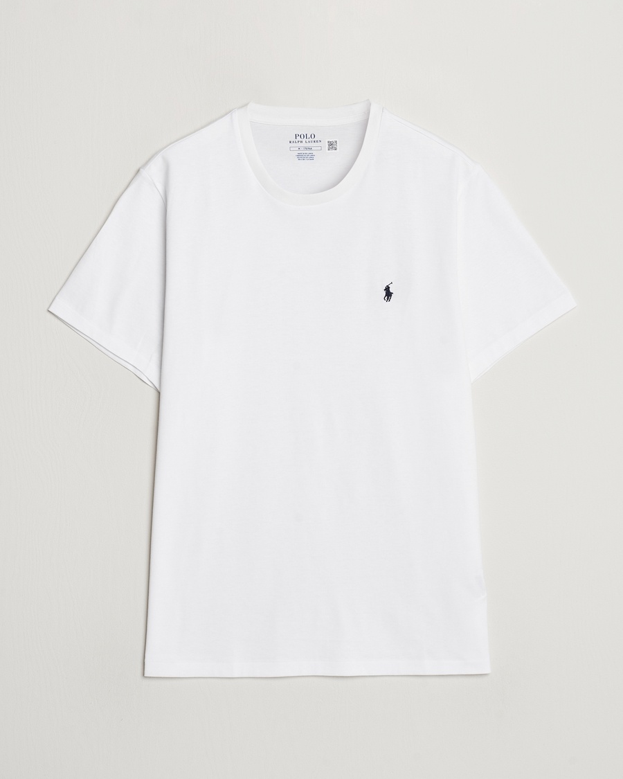 Polo Ralph Lauren Liquid Cotton Crew Neck T-Shirt White – Blanc