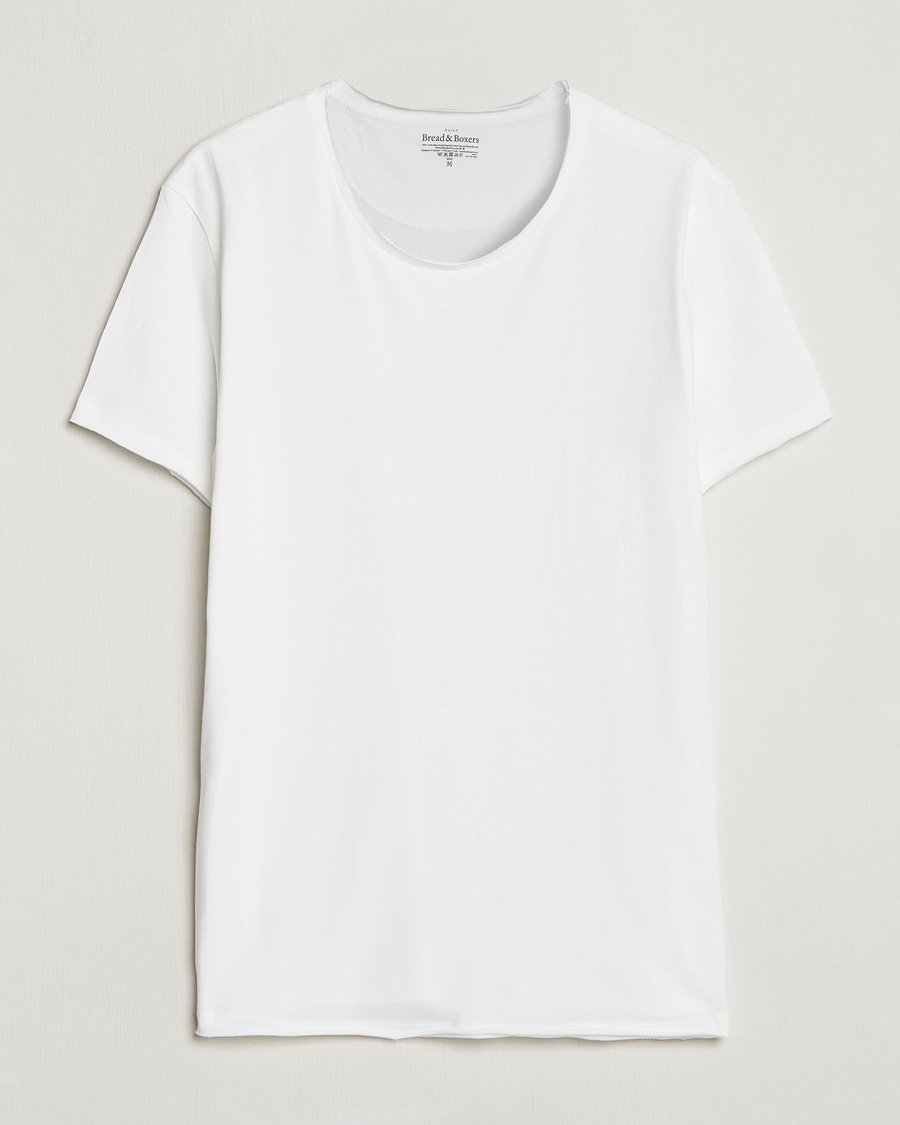 Bread & Boxers Crew Neck Relaxed White – Blanc
