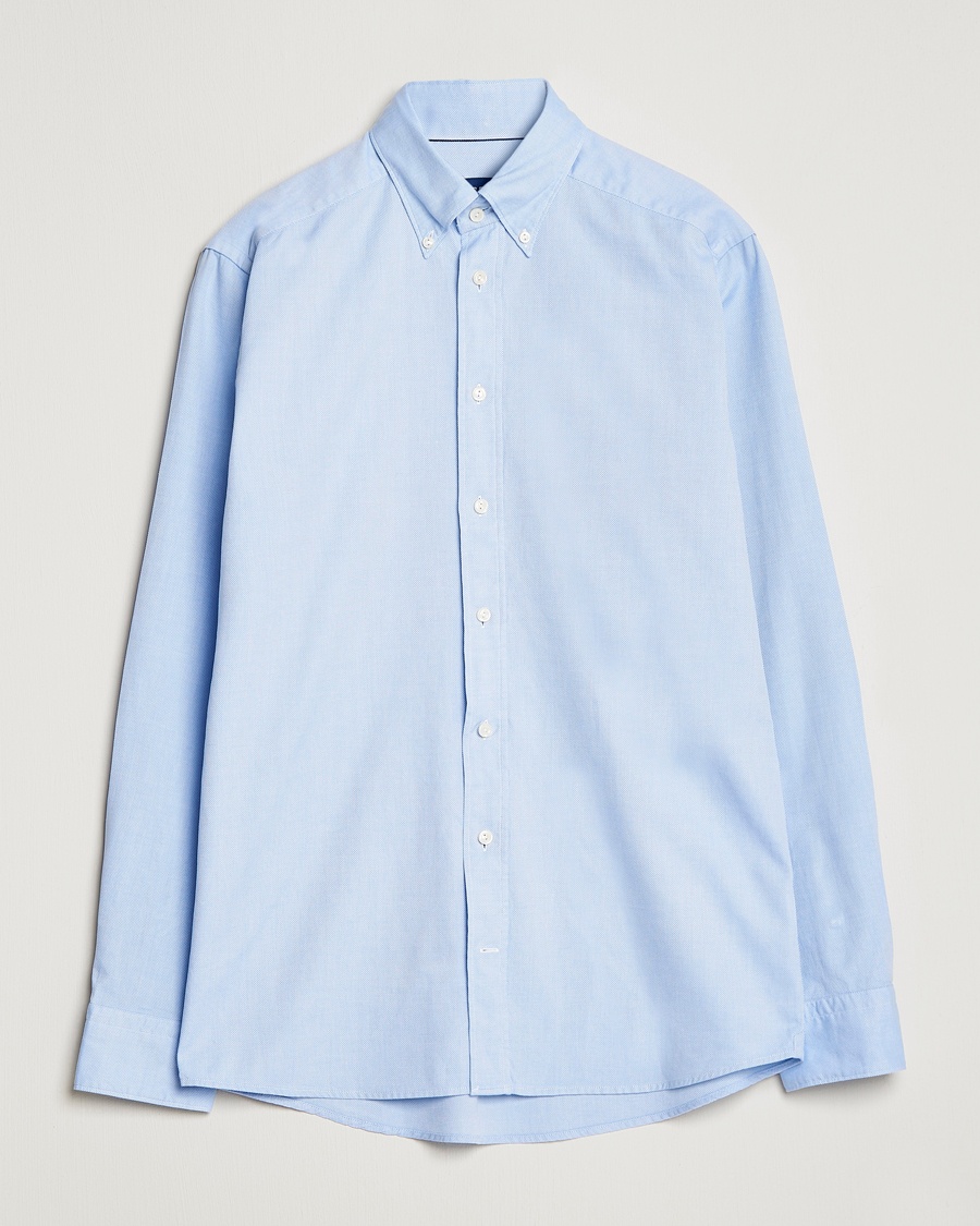 Eton Slim Fit Royal Oxford Button Down Light Blue – Bleu