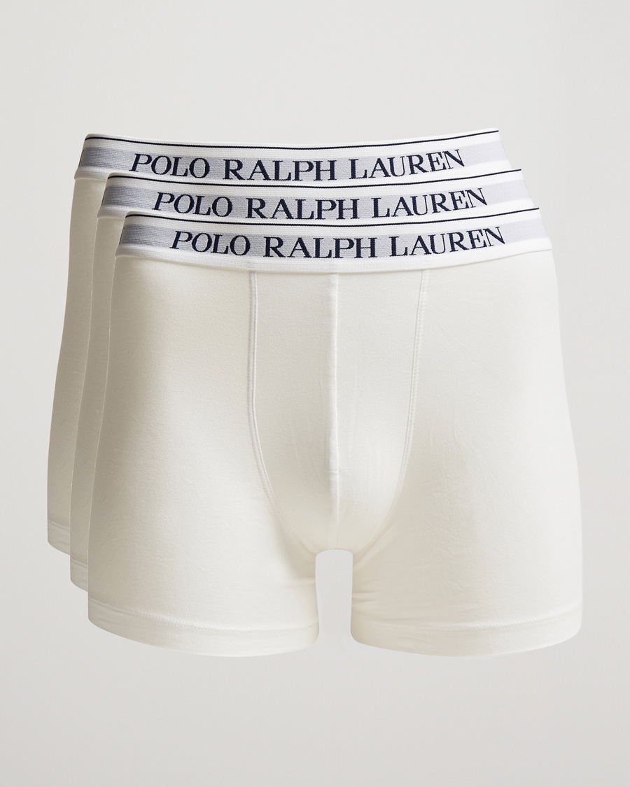 Polo Ralph Lauren 3-Pack Stretch Boxer Brief White – Blanc