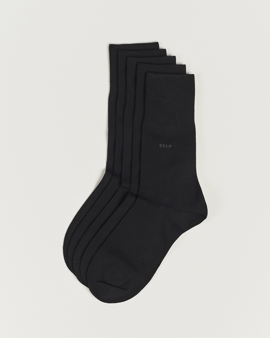 CDLP 5-Pack Bamboo Socks Black – Noir