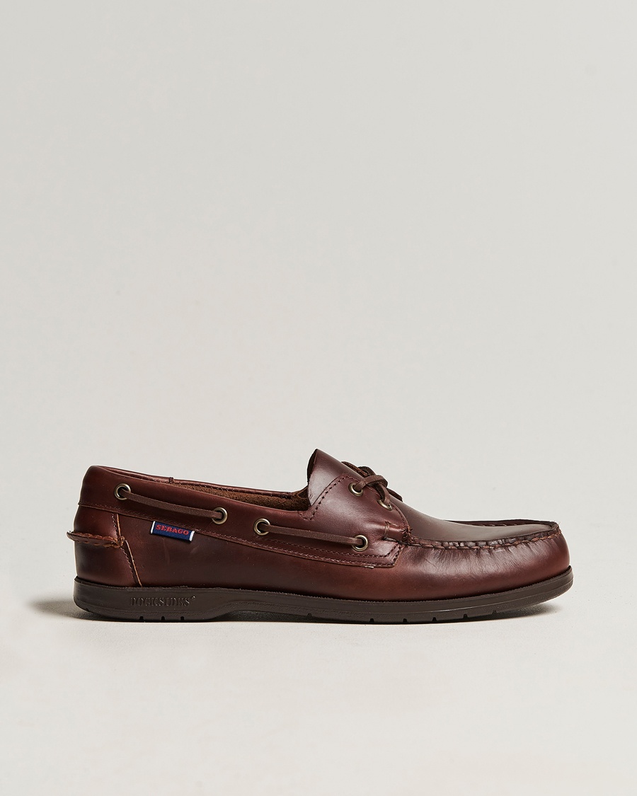 Sebago Endeavor Oiled Leather Boat Shoe Brown – Marron