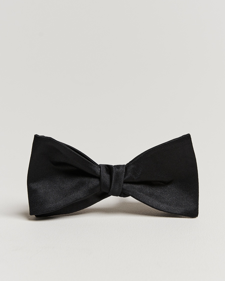 Amanda Christensen Self Tie Silk Ceremony Black – Noir
