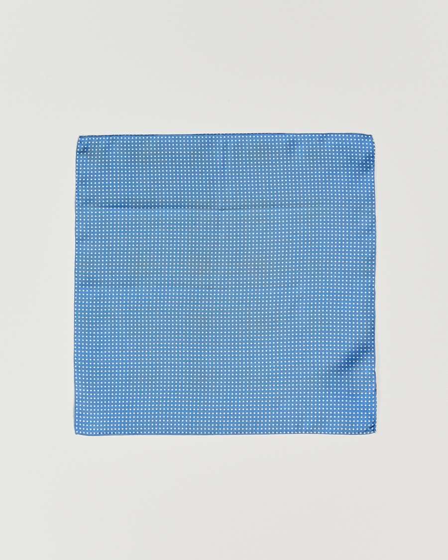 Amanda Christensen Handkerchief Dot Silk Sky Blue – Bleu