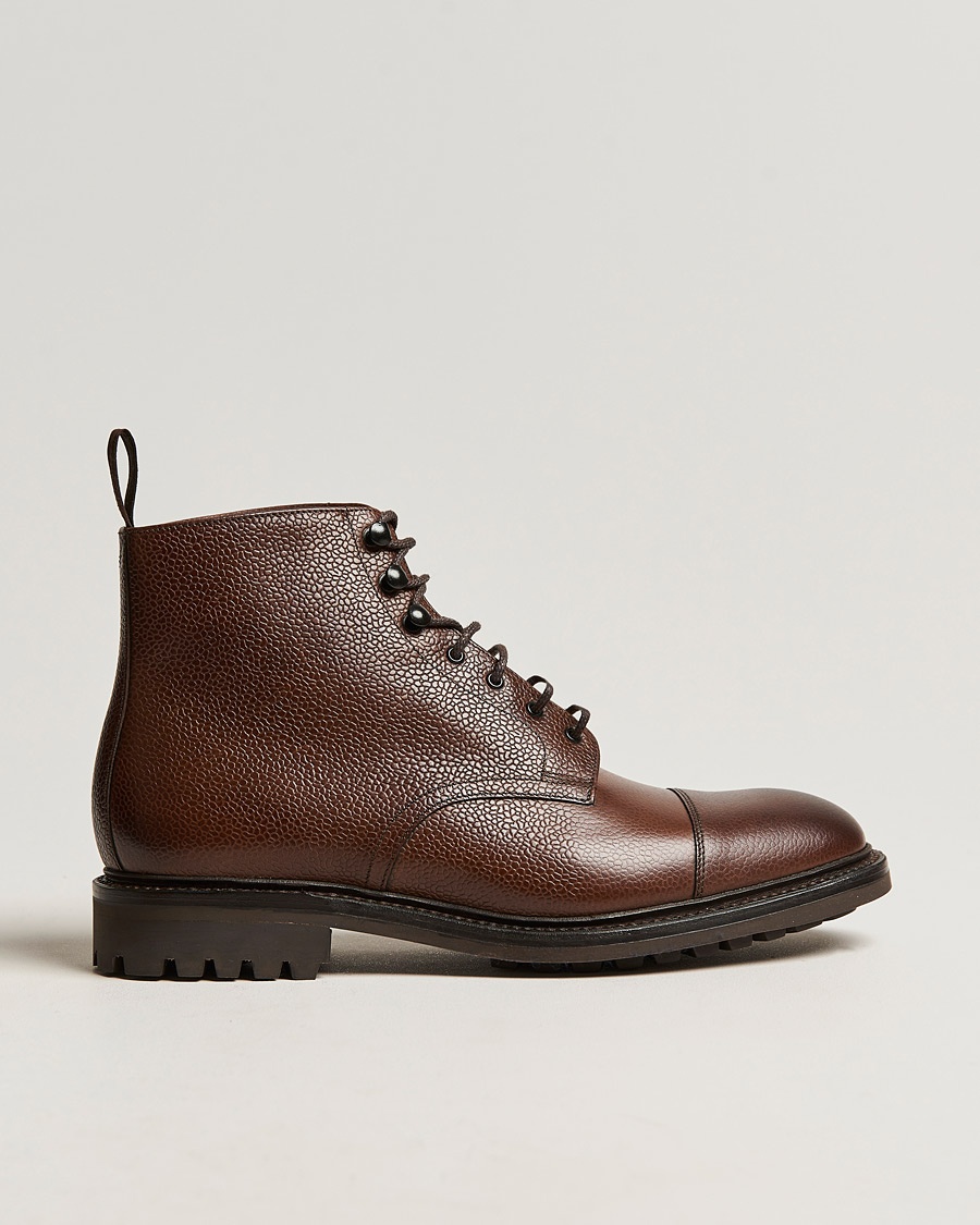Loake 1880 Sedbergh Derby Boot Brown Grain Calf – Marron