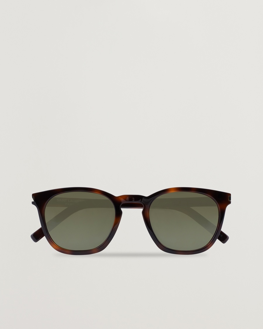 Saint Laurent SL 28 Sunglasses Havana/Green – Marron