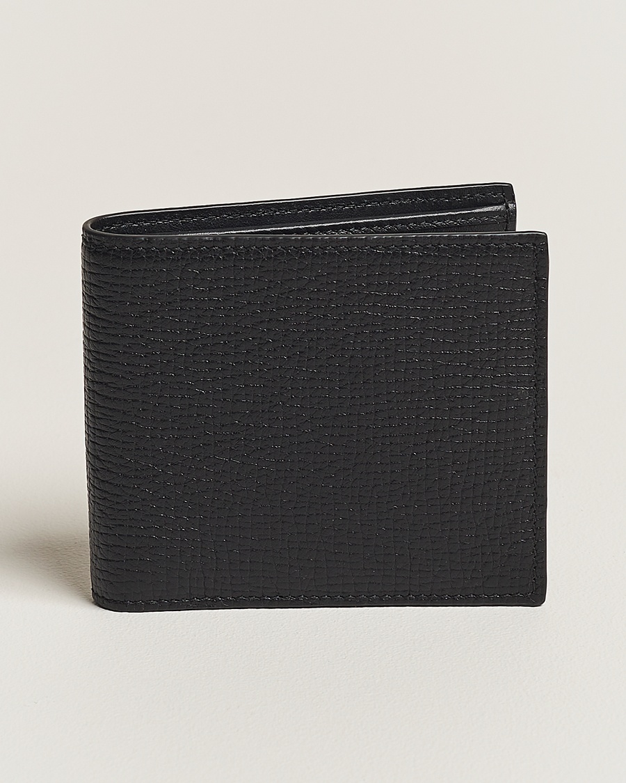 Smythson Ludlow 6 Card Wallet Black – Noir