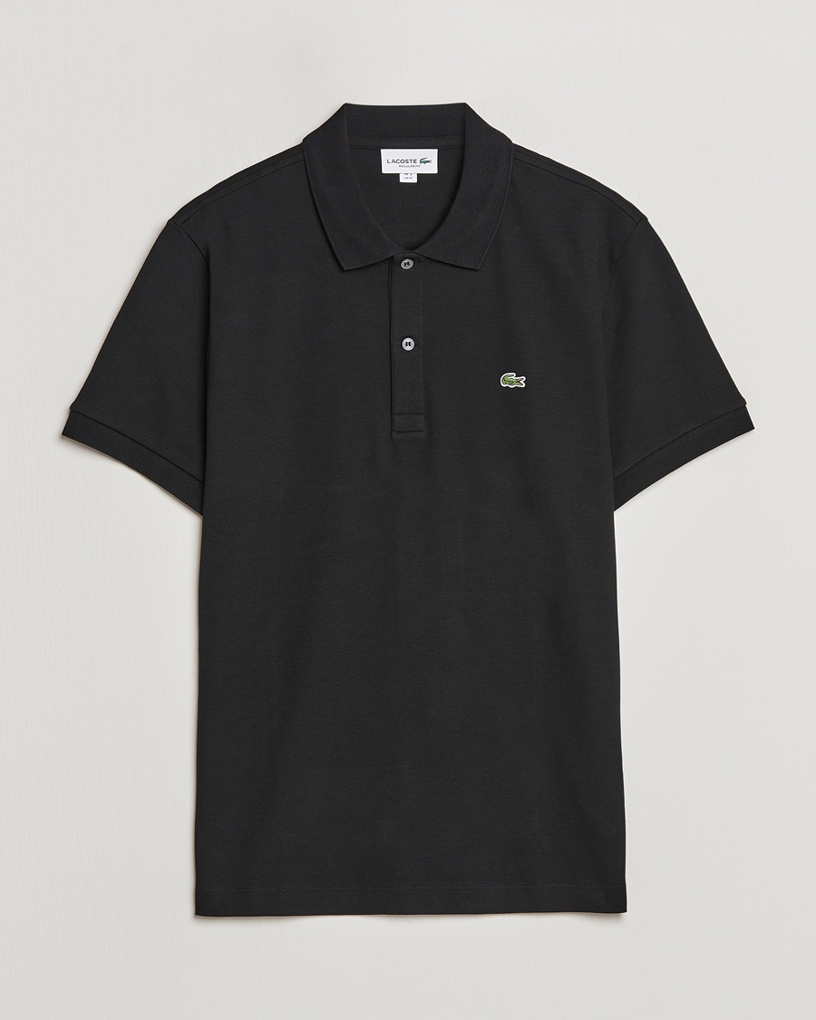 Lacoste Pima Interlock Piké Black – Noir