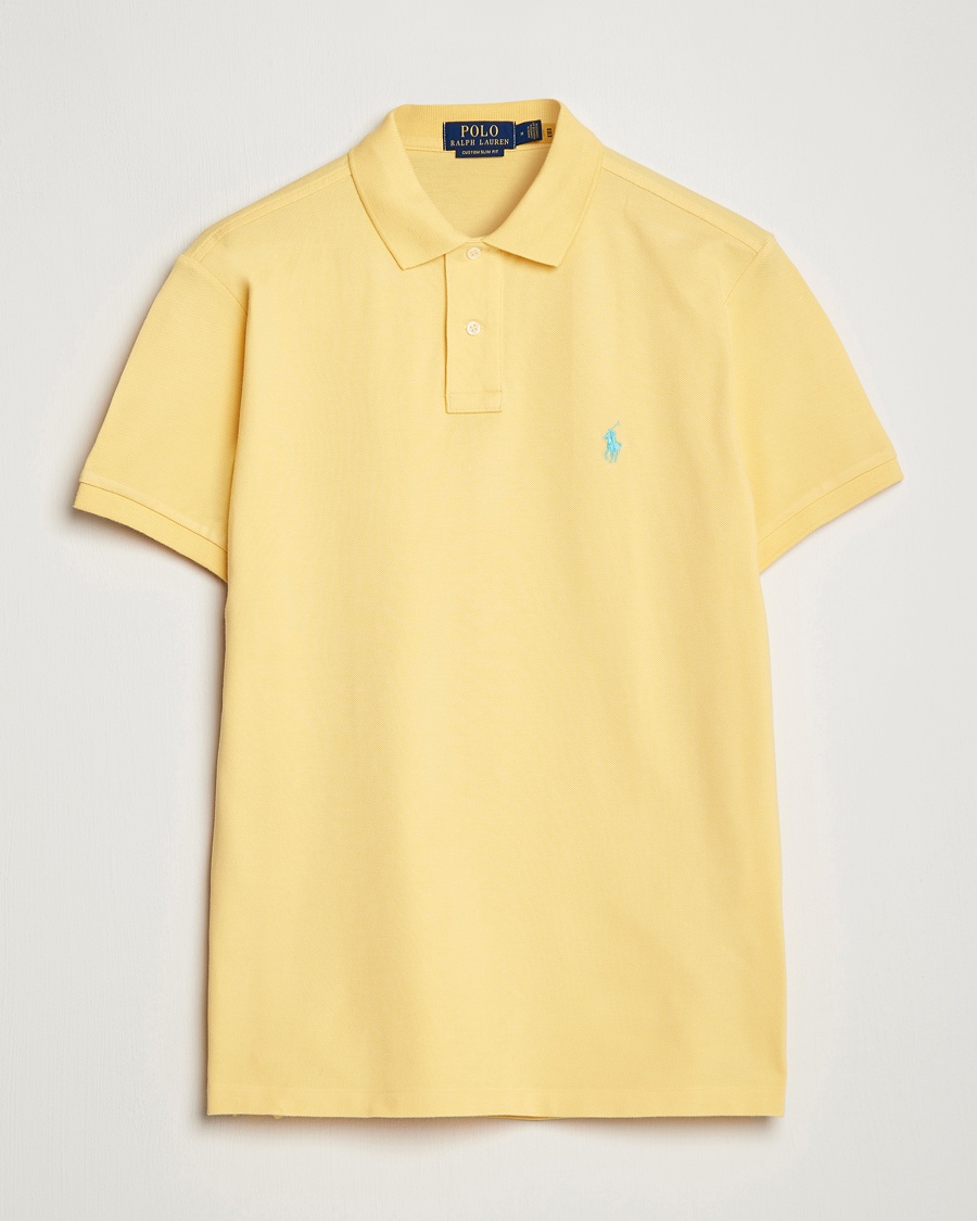 Polo Ralph Lauren Custom Slim Fit Polo Corn Yellow – Jaune
