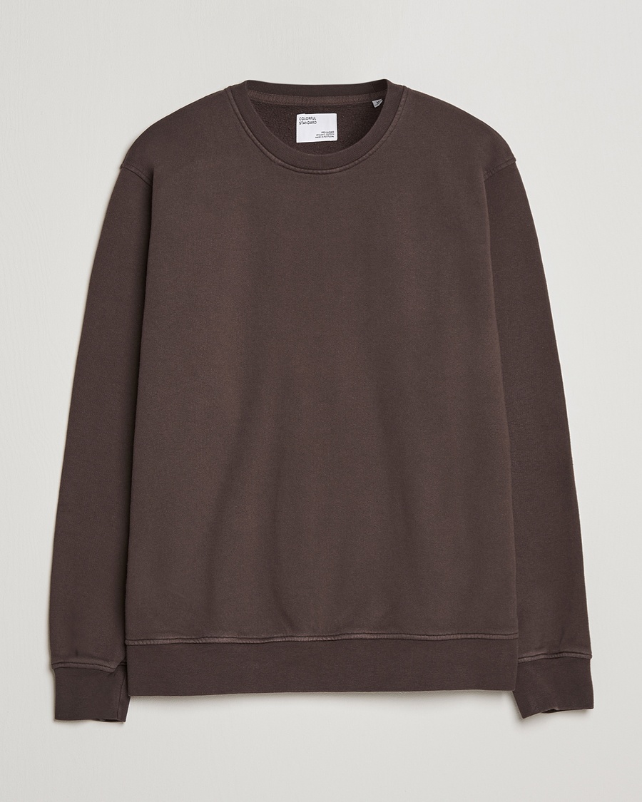 Colorful Standard Classic Organic Crew Neck Sweat Coffee Brown – Marron