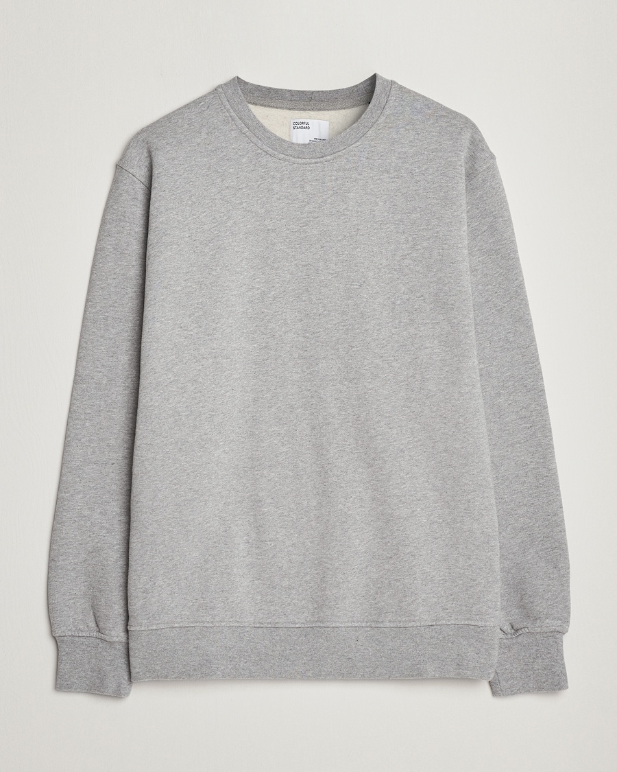 Colorful Standard Classic Organic Crew Neck Sweat Heather Grey – Gris