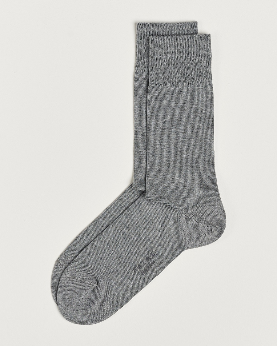 Falke Happy 2-Pack Cotton Socks Light Grey – Gris